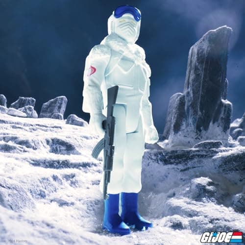 Super7 G.I. Joe Cobra Snow Serpent - 3.75" G.I. Joe Action Figure with Accessory Classic Cartoon Collectibles and Retro Toys — view 3