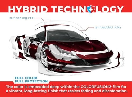 ColorFusion PPF by VViViD, Gloss Demon Dry Apply PPF Vinyl Car Wrap Roll 1ft x 5ft — view 3