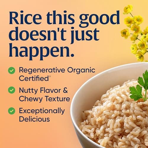 Lundberg Organic Short Grain Brown Rice - Regenerative Organic Certified Whole Grain Rice, High Fiber, Gluten Free, Resealable 907g Bag — view 2