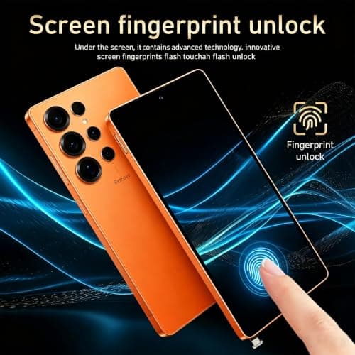 Echoamo Unlocked Cell Phone (Orange) — view 5