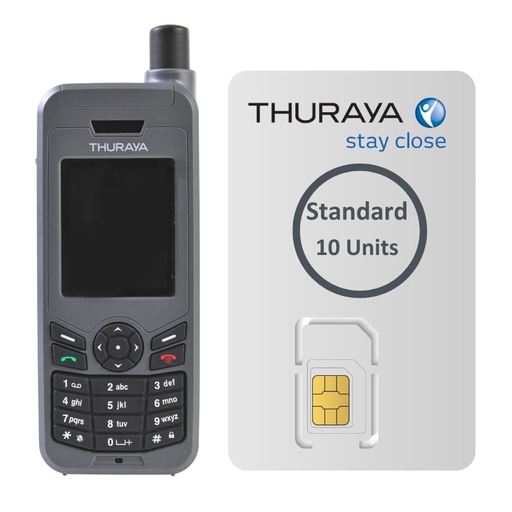 Teléfono satelital Thuraya XT-Lite + SIM Prepagada Nova con 60 Unidades | Validez de 365 días | Cobertura de Voz y SMS para comunicaciones remotas y de Emergencia — view 3