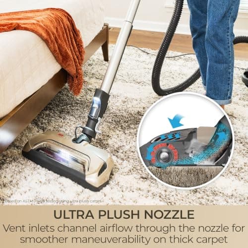 Kenmore Elite 700 Series Bagged Canister Vacuum with 2-Motor System, Powerful Suction, HEPA Filter, Pet PowerMate for Pet Hair, Thick Carpet, Hard Floors, Stairs and More, Gold — view 3