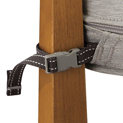 Classic Accessories 60-071-011001-RT Montlake Patio Seat Cushion Slip Cover, Heather Grey, 21" x 21" x 3" Thick — view 4