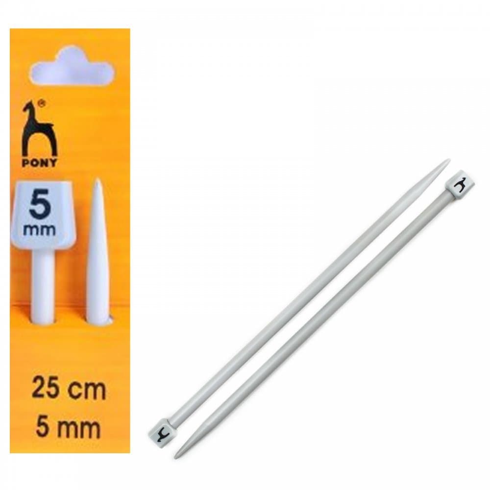 Pony Single Ended Classic Knitting Pins - 25Cm x 3.00mm, grey — view 13
