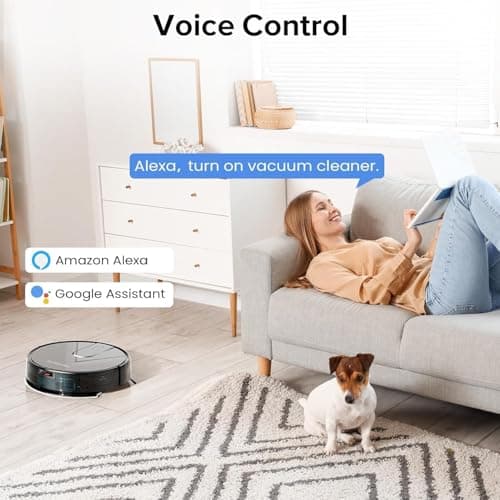 ROPVACNIC Robot Vacuum Cleaner Robot Vacuum and Mop Combo with 5200Pa Suction, Personalized Cleaning Adjustments, Self-Charging Robotic Vacuum Cleaner, Advanced Obstacle Avoidance — view 5