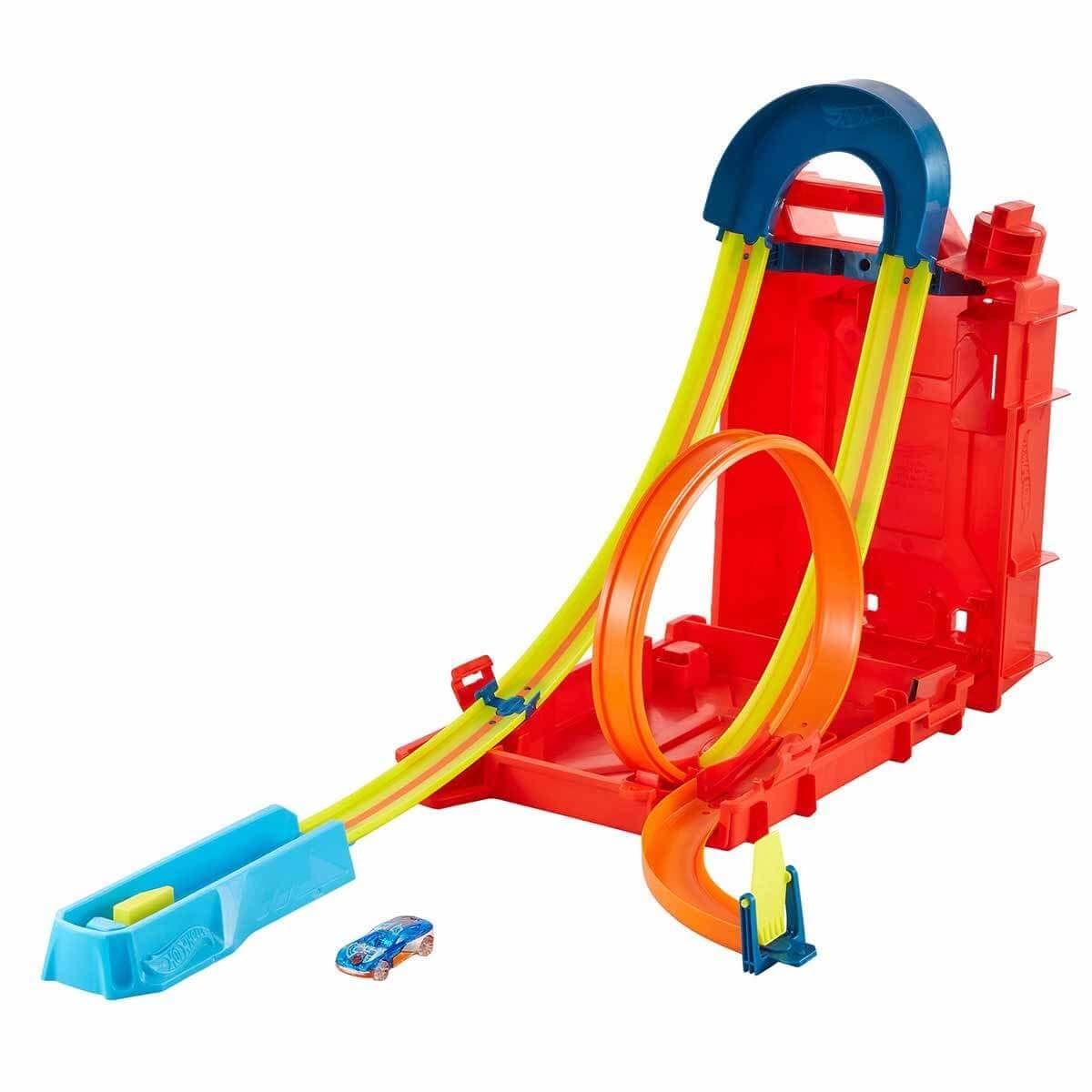 Hot Wheels Track Builder Caja Lata de Gasolina Set de Pistas para Coches de Juguete (Mattel HDX78) — view 4