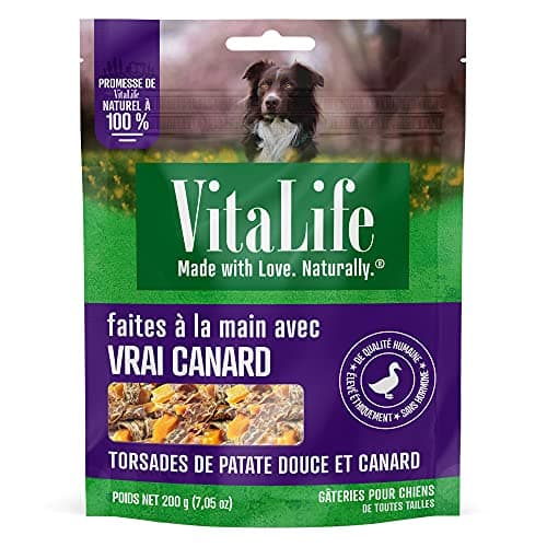 VitaLife 200 g Sweet Potato & Duck Twists, All Natural Dog Treats — view 2