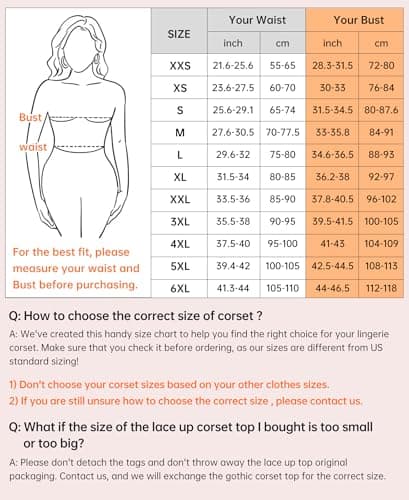 Corset Tops for Women, Bustier Shapewear Lingerie, Fashion Lace Waist Push Up Bodysuit Vest, Strapless Vintage Victorian Overbust Bodice for Night Out (Red,M)