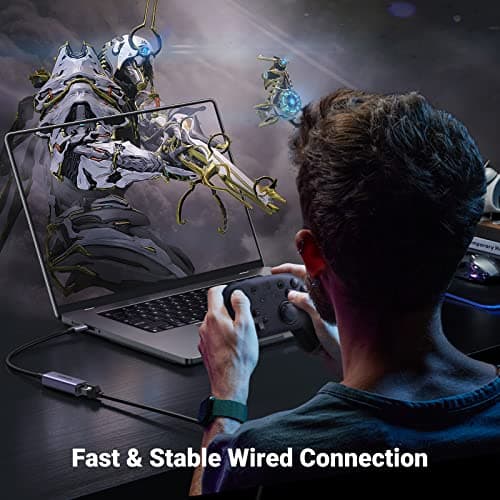 UGREEN USB C to Ethernet Adapter Gigabit RJ45 to Thunderbolt 3 Type C Network 1000Mbps LAN Converter Compatible with Switch, MacBook Pro/Air, iPhone 17 Pro/Max, iPad, XPS, Galaxy S22 S21 Surface Book — view 4