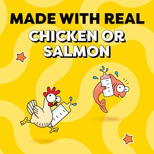 Temptations Puree Kitten Treats Lickable, Chicken and Salmon Variety Pack, 24 Pouches — view 2