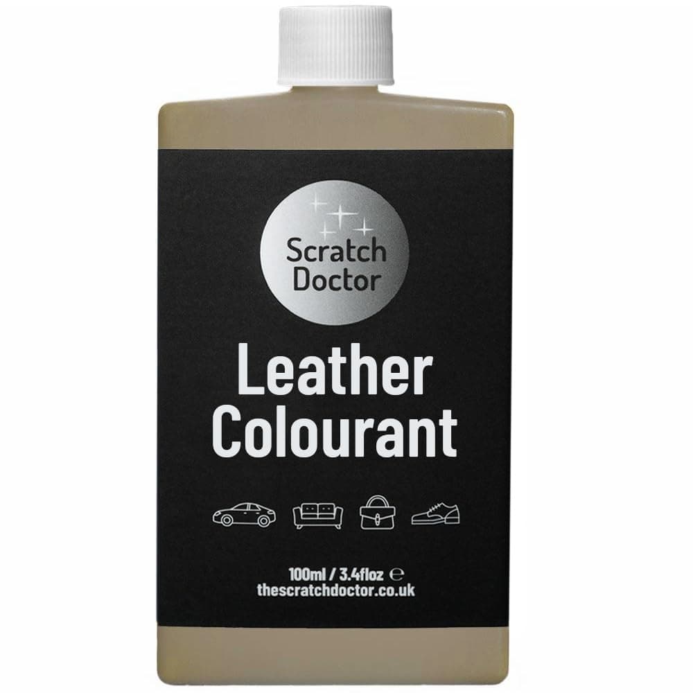 Scratch Doctor Leather Colourant Restore & Repair Leather Faux Vinyl Paint for Furniture Sofas Car Seats Shoes Handbags (Black, 500ml) — view 21