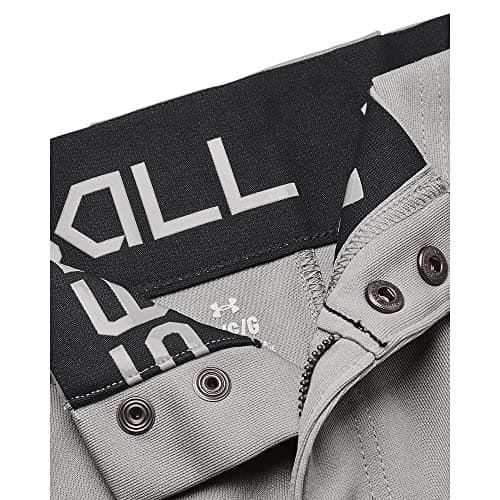 Under Armour Mens Utility Baseball Straight Leg Pant 22, (080) Baseball Gray / / Black — view 5