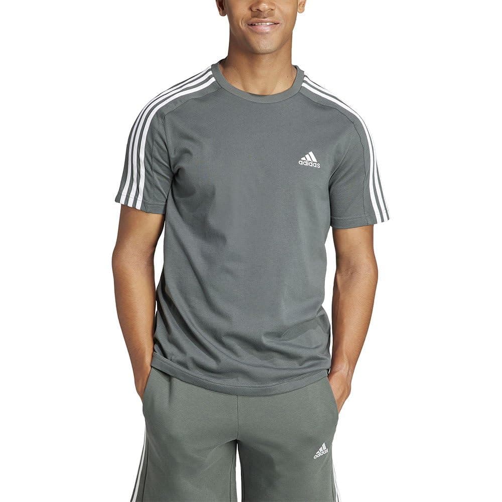 adidas Essentials Single Jersey 3-Stripes tee Camiseta de Manga Corta Hombre (Pack de 1) — view 41