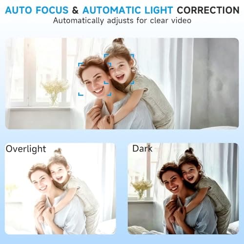 AOC 4k Webcam for PC with Microphone, Computer Camera with Noise Cancellation, Privacy Cover, 99° FOV, Plug & Play USB Webcam for Streaming, Conferencing, Zoom, Skype, Facetime, Laptop, PC, Skype — view 2