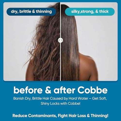 Cobbe Filtered Shower Head with Handheld, Water Softener for Hard Water — view 3