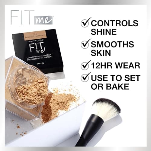 Maybelline New York Fit Me Loose Finishing Powder, Fair Light, 0.7 oz.