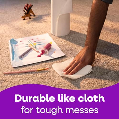 Viva Signature Cloth Paper Towels, Task Size, 8 Family Triple Rolls, 141 Sheets per Roll (Packaging May Vary) — view 3