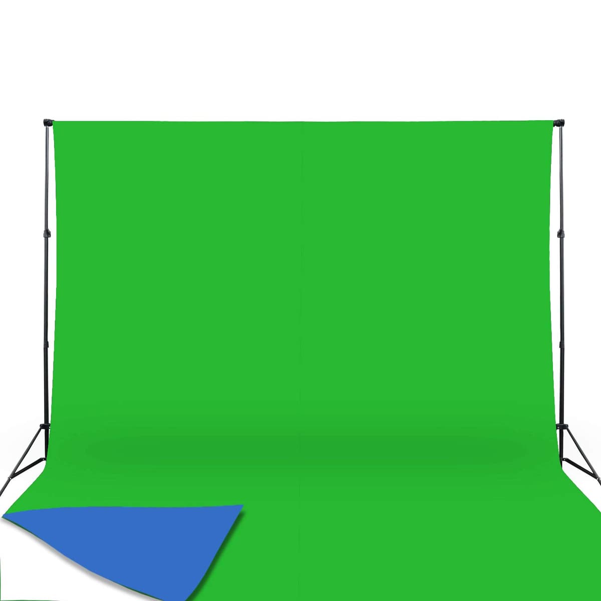 Easy-Going 5Wx7L ft White Background Muslin Backdrop, Photo Studio, Collapsible High Density Screen for Video Photography and Television — view 13