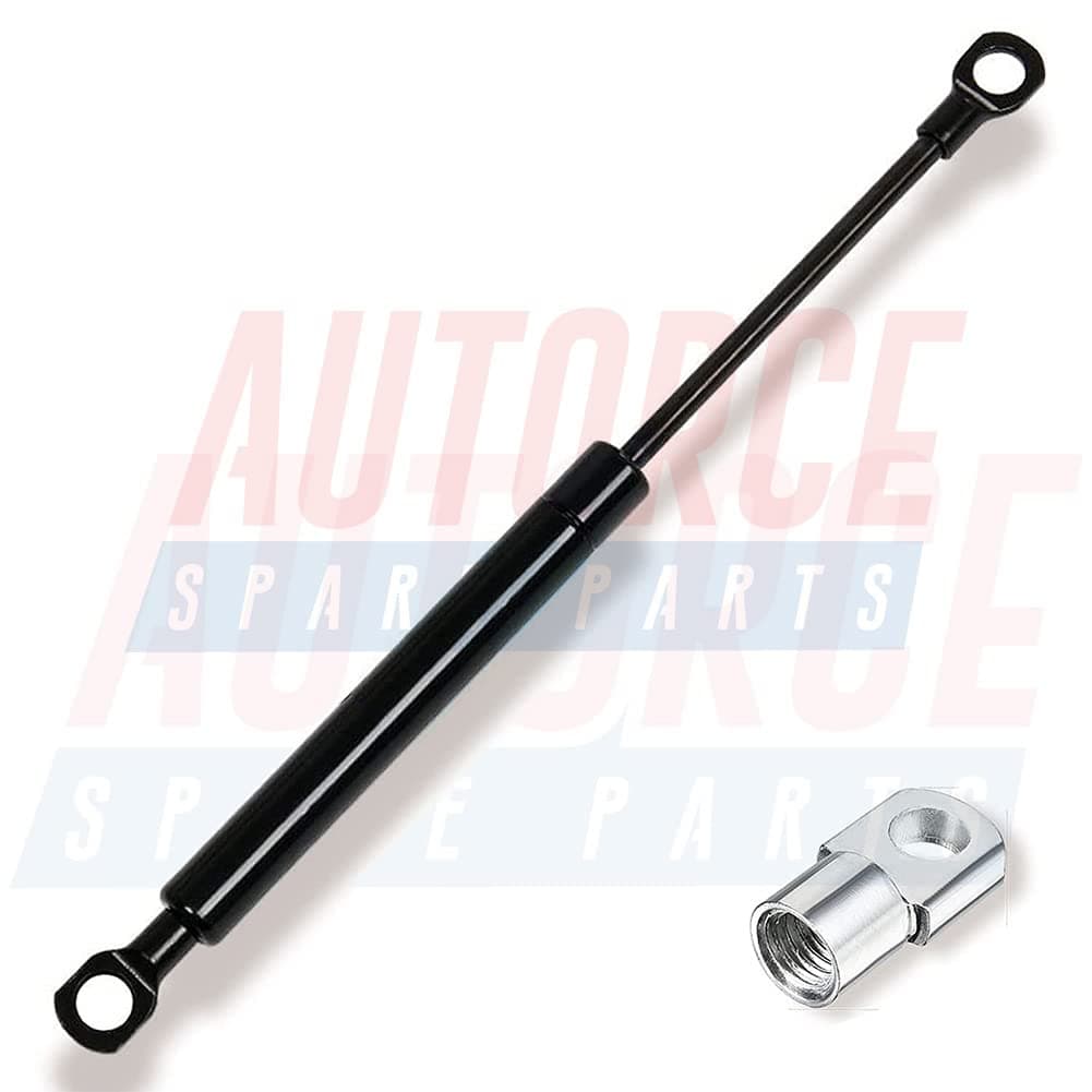 Universal Gas Struts Springs Heavy Duty Shock Absorber With EYELET Heads Force From 100N to 2000N, Open Length From 150MM to 1000MM AUTORCE Lift Support System (100 (N), 200MM) — view 2