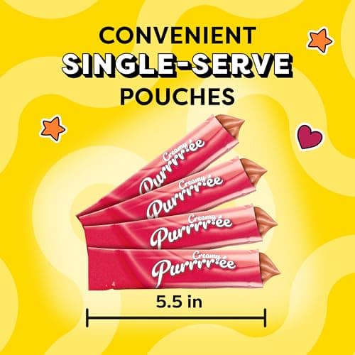 Temptations Creamy Puree Squeezable Lickable Cat Treats, Wet Cat Treats with Beef Liver, 0.42 oz. Tubes, 4 Count, Pack of 11 (44 Total) — view 10