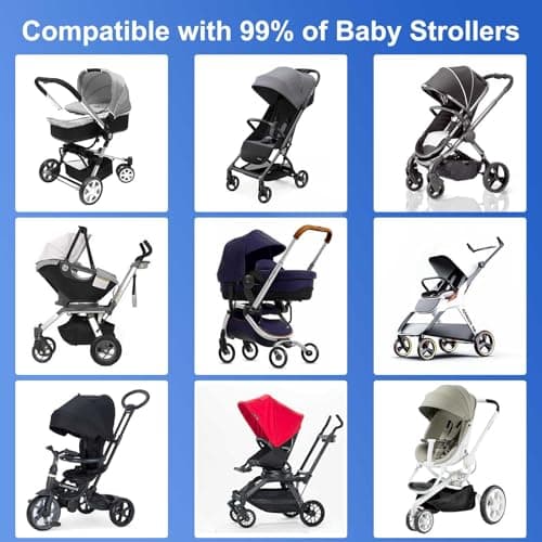 GuoluvSoo 4 Pack Stroller Hooks – Multifunctional Clips for Bags, Diaper Bags, Purse & Backpack. Universal Fit for Strollers, Bikes, Shopping Carts, Wheelchairs, Pet Strollers & Walkers — view 5