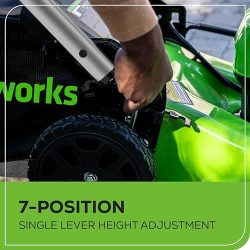 Greenworks 80V 21" Self-Propelled Cordless Lawn Mower – Brushless Motor, LED Lights, 4.0Ah Battery & Rapid Charger (75+ Compatible Tools) — view 5