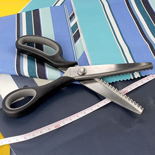 Pinking Shears, 9" (Serrated) Professional Stainless Steel Pinking Shear - Tailor's Craft Scissors for Dressmaking, Cutting, Crafts, Sewing