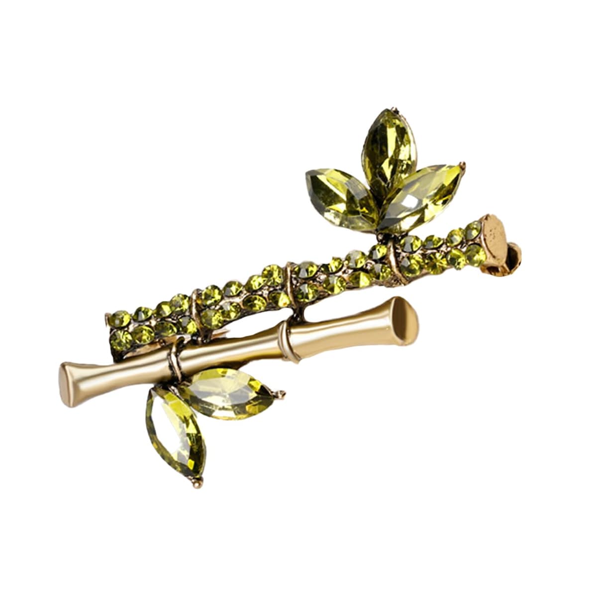 FAIRYGATE Rhinestone Brooch Clothing Jewellery Accessories Fashion Elegant Shiny Crystal Teardrop Brooches Wreath Pendent Lapel Pin，B36 — view 5