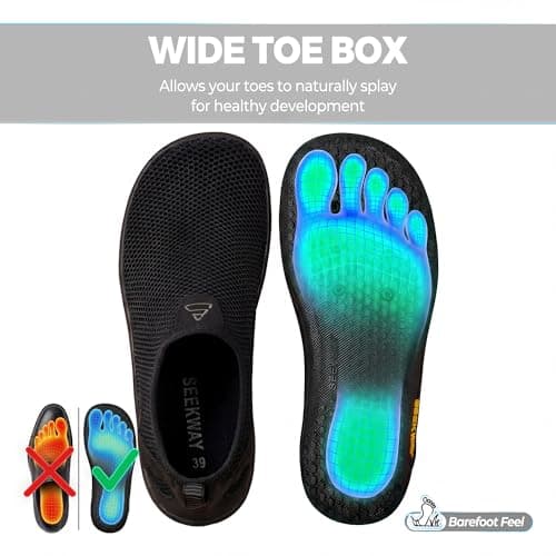 SEEKWAY Barefoot Water Shoes Women Men Quick-Dry Aqua Scoks Beach Swim Pool Lake Non-Slip | Surfing Kayaking Cruise Camping Accessories River Hiking