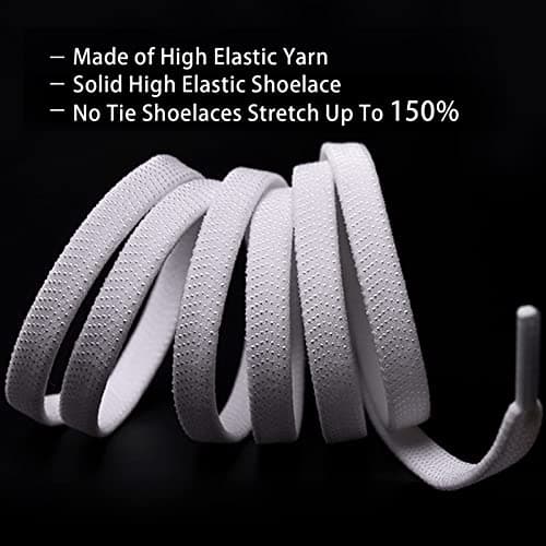 Olukssck 2 Pairs No Tie Shoe Laces for Kids and Adults, Tieless Elastic Shoelaces for Sneakers, 100cm, Army Green — view 2