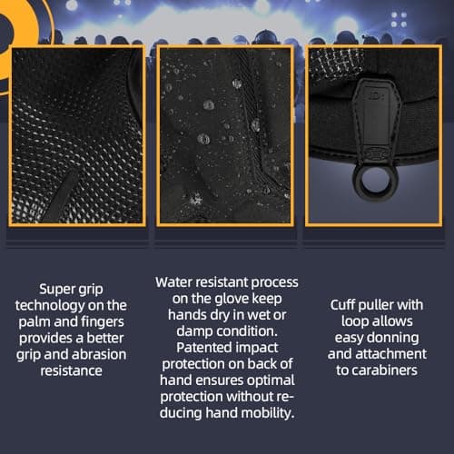 Seibertron Patented S.O.L.A.G 2.0 Index Finger Tip Touchscreen Tactical Sports Water Resistant Impact Gloves Also fit Airsoft Hunting Hiking Riding Cycling Motorcycle Climbing Full Finger Black XL — view 4