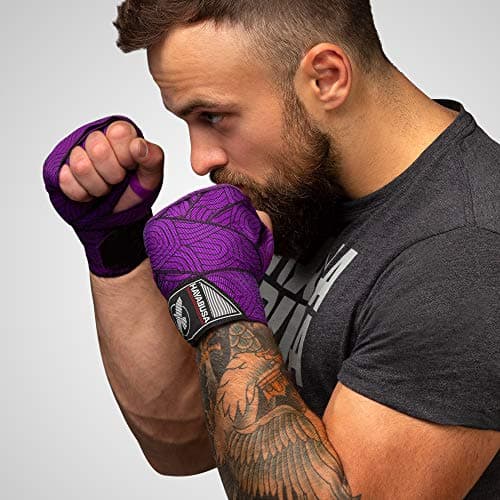Hayabusa Boxing Hand Wraps Perfect Stretch 4.0 for Men & Women - Purple Lotus, 180 inches — view 4