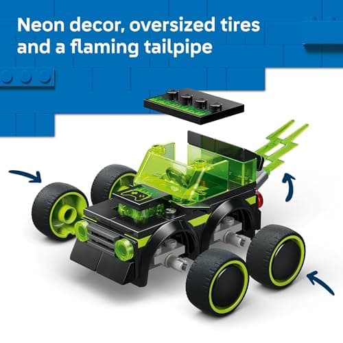 LEGO City Rides – Gaming Race Car Building Toy for Kids - Pretend Play Set for Boys & Girls, Ages 5+ - Toy Car W/Racecar Driver Minifigure - Gift Idea for Birthdays - 60484 — view 2