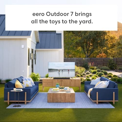 Amazon eero Max 7 (1-pack) with Amazon eero Outdoor 7 (1-pack) mesh wifi system — view 4