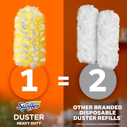 Swiffer Dusters Heavy Duty Multi-Surface Duster Refills for Cleaning, Unscented, 11 Count — view 8