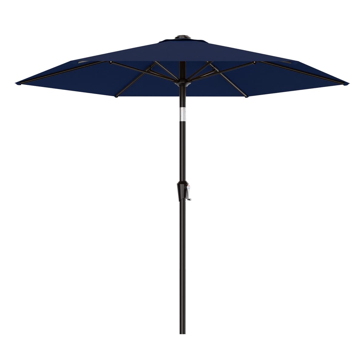 AreShark 10 FT Patio Umbrella for Outdoor, Outdoor Table Umbrella with Push Button Tilt and Crank, Outdoor Patio Umbrellas with 6 Sturdy Ribs, Patio Umbrellas for Market, Garden, Pool (Red) — view 12