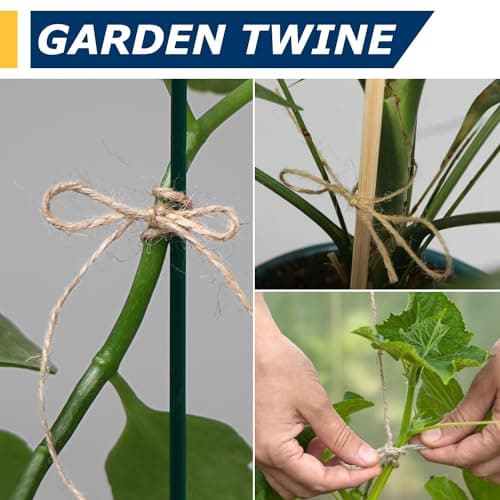 Vanhench 805FT Natural Jute Twine String, Bulk Hemp Jute Rope Cord Twine for Crafts Gardening, Gift Wrapping, Wedding Décor, Packing Material Burlap Ribbon, Christmas Knitting Macrame Decoration — view 6