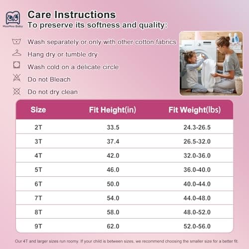 MooMoo Baby Training Underwear 10 Packs Absorbent Toddler Training Pants for Boys and Girls Cotton Pink 3T