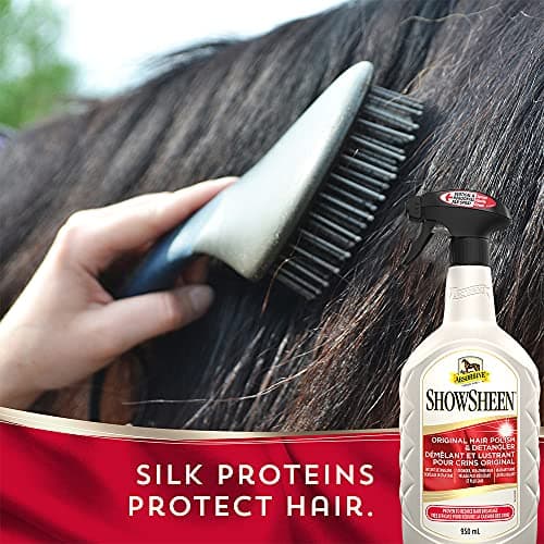 Absorbine ShowSheen Hair Polish and Mane & Tail Detangler, 950ml Spray Bottle — view 2