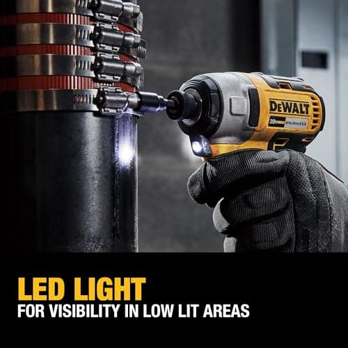 DEWALT 20V MAX Impact Driver, 1/4 Inch, Battery and Charger Included (DCF787D1) — view 3