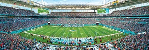 Master Pieces NFL Miami Dolphins Panoramic Stadium Puzzle (1000-Piece)