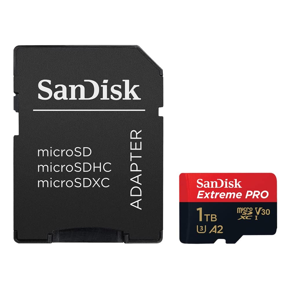 SanDisk Extreme PRO 1TB tarjeta microSDXC + adaptador SD + RescuePro Deluxe, hasta 200 MB/s, con Clase A2 de rendimiento de las aplicaciones UHS-I Class 10 U3 V30 — view 3