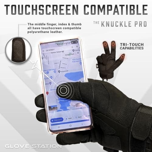 Glove Station - Cold Weather Tactical Shooting Gloves for Men and Woman with Touchscreen Fingers - Durable and Comfortable Hand-Gear for Shooting and Hunting — view 3
