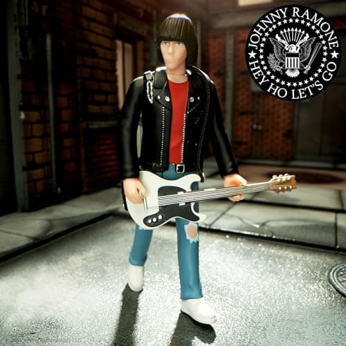 Super7 Johnny Ramone - 3.75" Johnny Ramone Action Figure with Accessory Classic Music Collectibles and Retro Toys — view 3