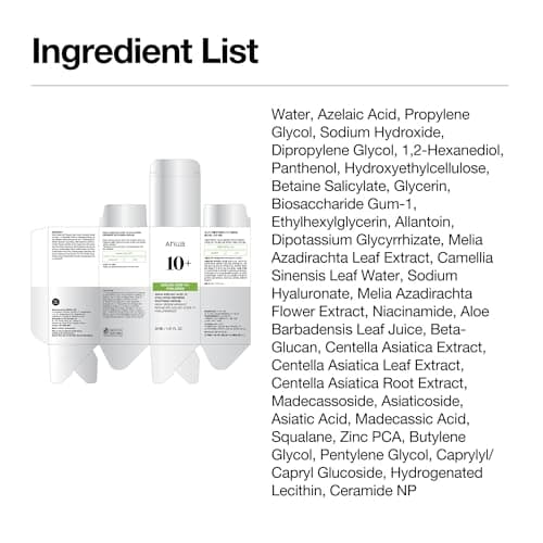 Anua Azelaic Acid 10 Hyaluron Redness Soothing Serum, Facial Serum for Blemish-Prone & Oily-Prone Skin, Lightweight & Hydrating Blemish Care, Hyaluronic Acid, Korean Skincare, 1.01 fl oz. — view 10