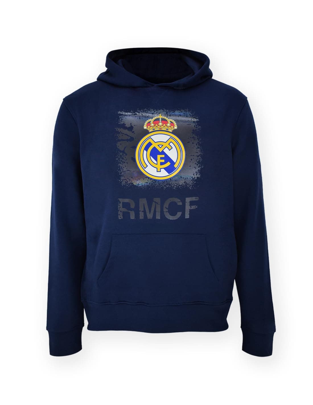 Sudadera Navy - Real Madrid CF Metallic Logo - Official Licensed Product