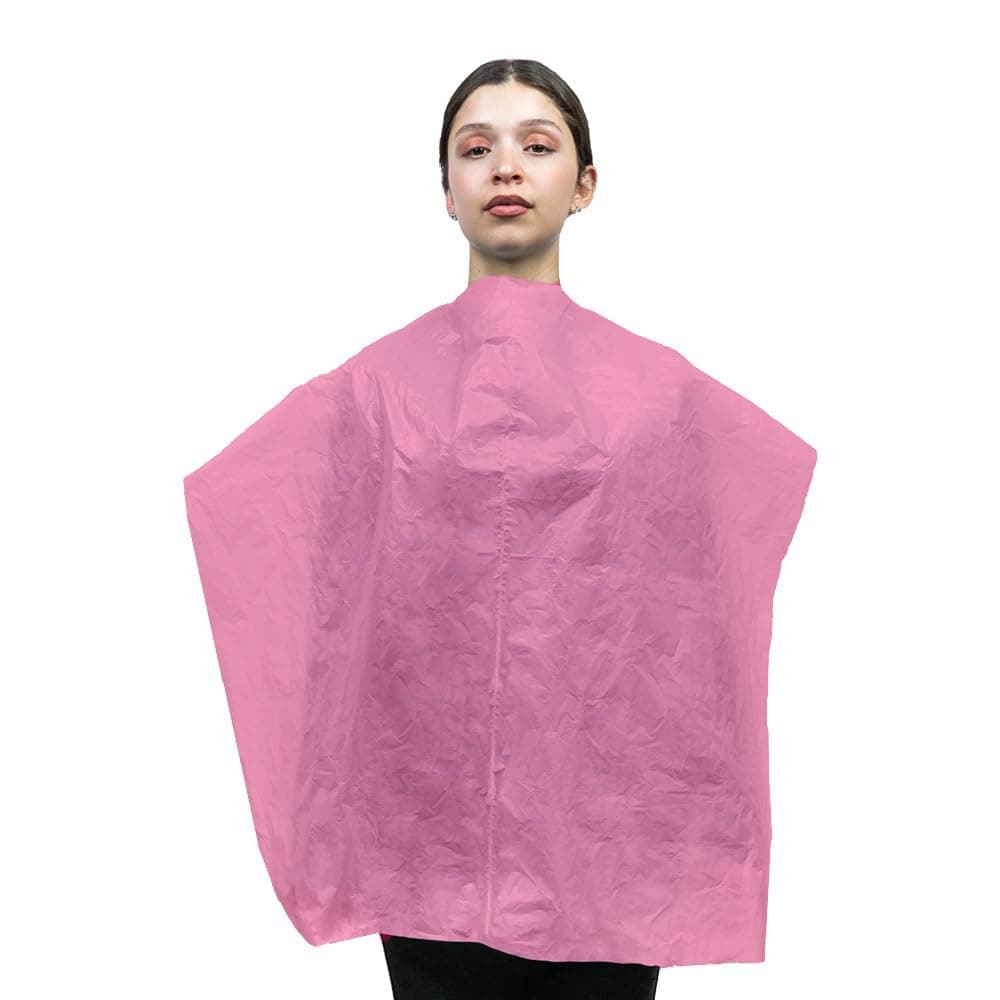 Areso – Capas Desechables para Peluqueria 100 Unidades en Rollo, Capa de Plastico para Tinte de Pelo en Mujer y Hombre, Color Blanco