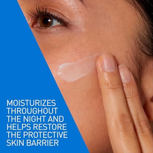 CeraVe Facial Moisturizing Lotion Pm | Ultra Lightweight, Night Face Moisturizer With Hyaluronic Acid | Fragrance Free, 89 Milliliters (1 Pack) — view 2