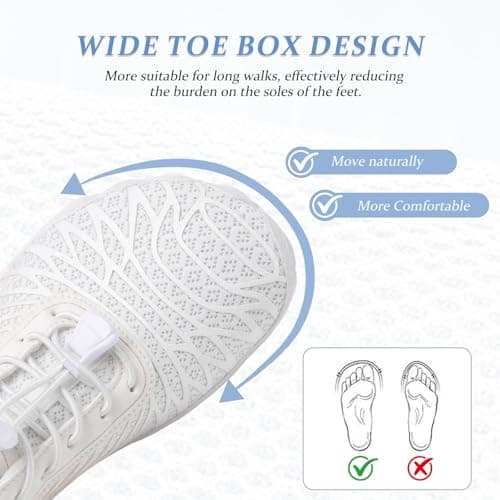 Barefoot Shoes for Women & Men, Grounded Walking Hiking Barefoot Shoes, Wide Toe Box Non-Slip Water Athletic Footwear, Comfortable Vitality Barefoot Footwear, Trail Running Sneakers Unisex. — view 2