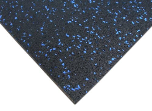Rubber Cal Elephant Bark Floor Mat, Blue Dot, 3/16-Inch x 4 x 12-Feet — view 2